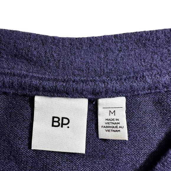 BP Nordstrom New Womens Long Sleeve Crew Neck Thin Sweater Blue M Casual Preppy - Picture 6 of 8